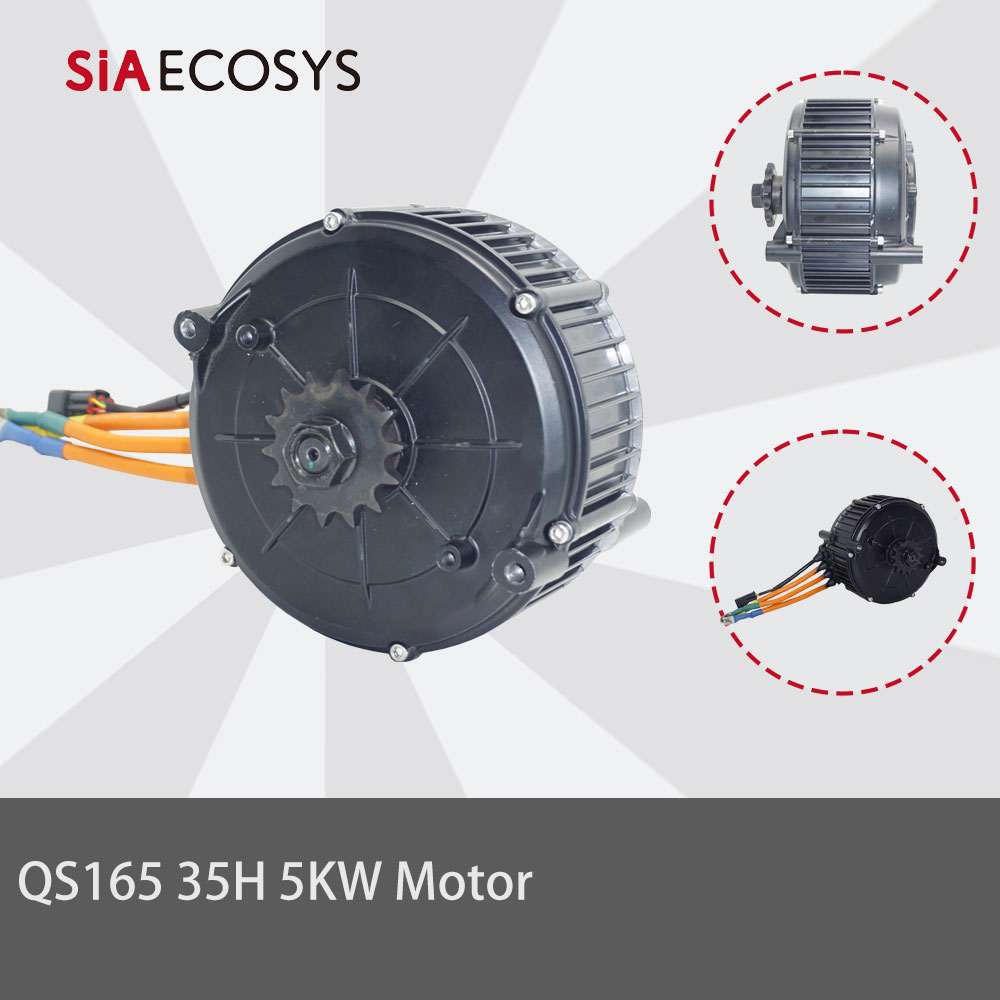Fardriver Nd72850 Controller - QSMOTOR QS165 5000W 35H PMSM Mid