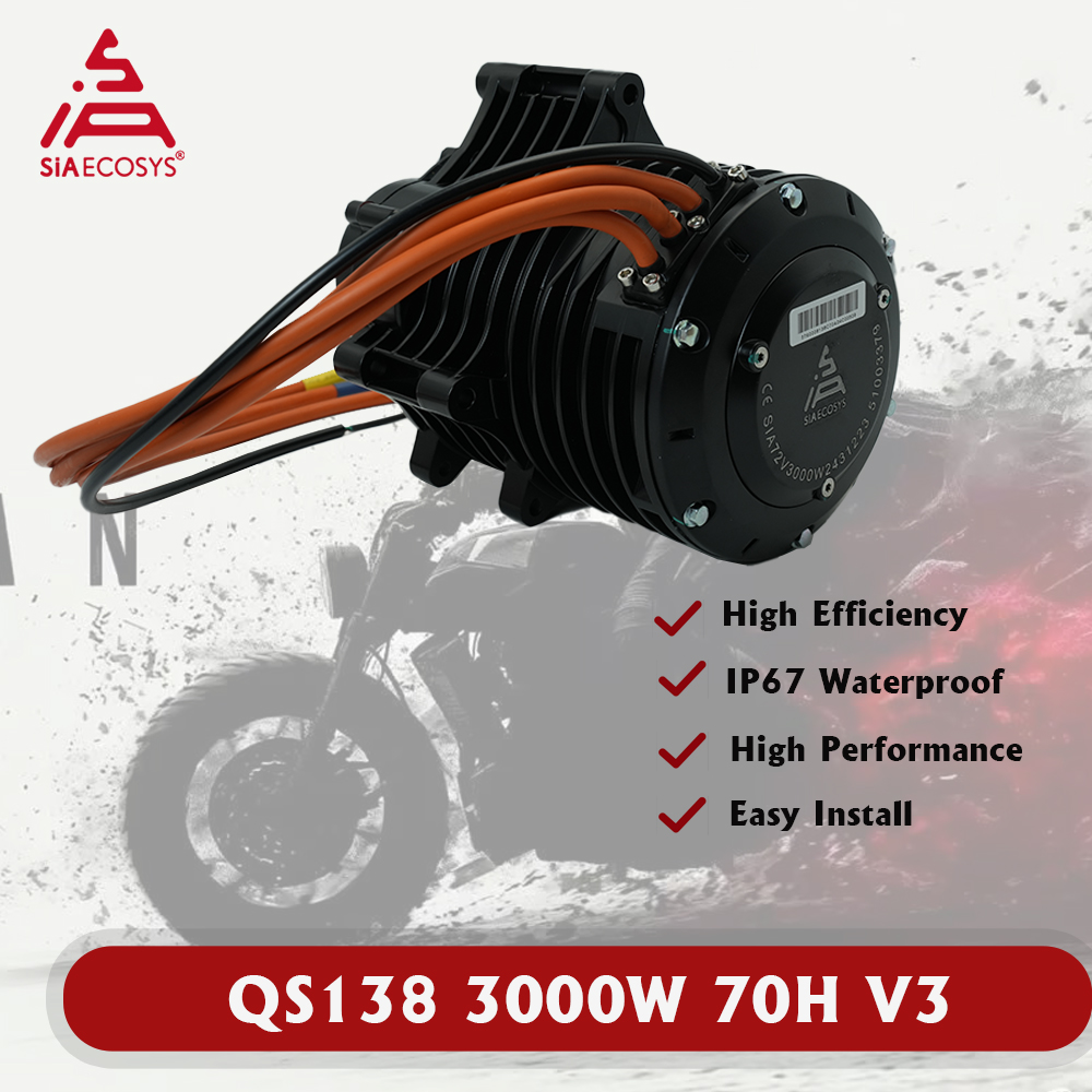QSMOTOR QS138 70H V3 3000W 750 - đánh giá và giá Fardriver Nd72850 Controller